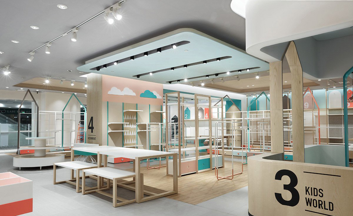 南京童裝店設(shè)計(jì)公司 童裝店裝修色彩的要點(diǎn)